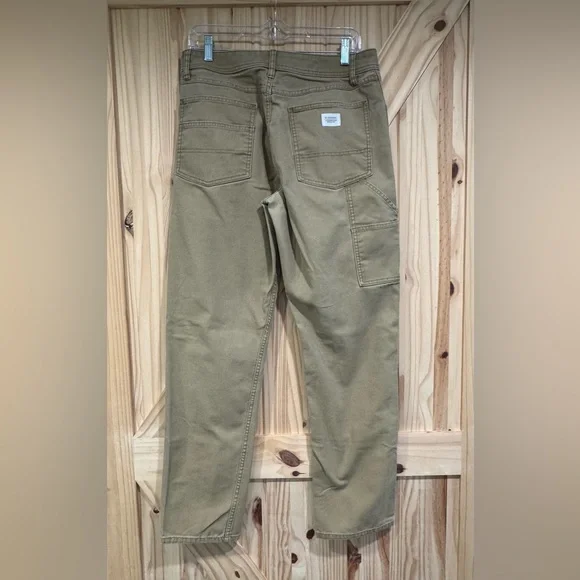 Rei Cooperative Men’s Pants Reinforced Knees Khaki Size 32x32 Actual (32x31) - Picture 3 of 11